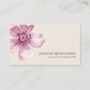 Buscar acuarela rosa tarjetas de visita Elegante