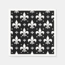 Buscar flor de lis servilletas Patrón