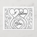 Buscar dibujos lineales postales Amor