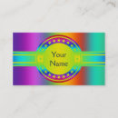 Buscar color neón de tarjetas de visita Plantilla