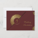 Buscar hindú boda invitaciones Rojo