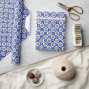 Buscar árabe papel de regalo Azul