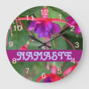 Buscar namaste relojes de pared Flores