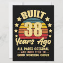 Buscar 38 tarjetas 38 años de edad