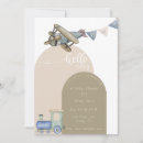 Buscar avión invitaciones Plantilla editable