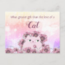 Buscar amor del gato postales Para todos