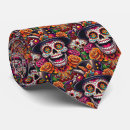 Buscar sugar skull corbatas Mexicano