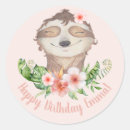 Buscar sloth pegatinas Acuarela