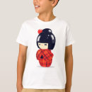 Buscar muñeca kokeshi camisetas Kawaii