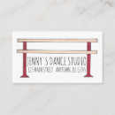 Buscar dance studio tarjetas de visita Estudio de danza