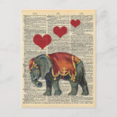 Buscar elefantes del amor postales Corazón