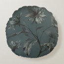 Buscar flor gris cojines Negro