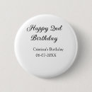 Buscar feliz cumpleaños chapas Minimalista