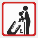 Buscar cocodrilo divertido pegatinas Humor