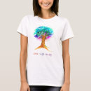 Buscar árbol de la vida camisetas Para ella