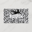 Buscar balón fútbol de tarjetas de visita Deporte