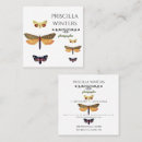 Buscar mariposa tarjetas de visita Vintage