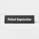 Buscar metal placas de nombre Negro y blanco