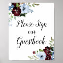 Buscar floral azul boda posters Boda de primavera