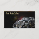 Buscar ventas del coche tarjetas de visita Vintage