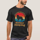 Buscar perro pastor camisetas Shetland