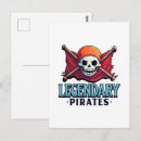 Buscar banderas cruzadas postales Jolly roger