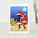 Buscar el caroling tarjetas Santa