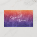 Buscar watercolour tarjetas de visita Ombre