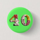 Buscar 40 años chapas Cumpleaños
