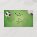 Buscar balones fútbol de tarjetas de visita Negocio