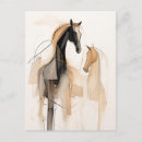Buscar caballo abstracto postales Equino