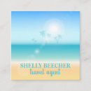 Buscar vacaciones verano de tarjetas de visita Agente