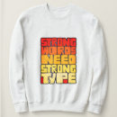 Buscar hecho a mano sudaderas Tipografía