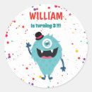 Buscar monstruos lindos pegatinas Cualquier niño