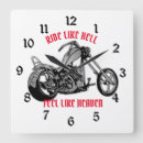 Buscar helicóptero relojes de pared Motociclista