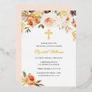 Buscar naranja invitaciones para bautizos Acuarela