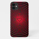 Buscar circulos rojos iphone fundas Negro