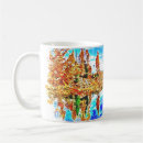 Buscar madera pintada tazas Bosque