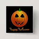 Buscar del feliz halloween pins Botón de calabaza