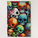Buscar cráneo fresco puzzles Día de los muertos