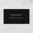 Buscar ginecólogos tarjetas de visita Negocio