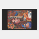 Buscar pájaro rectangulares pegatinas General y unisex