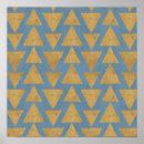 Buscar flechas tribales posters Azul
