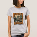 Buscar esquelético camisetas Para ella