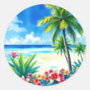 Buscar escena tropical pegatinas Paraíso