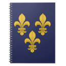 Buscar heráldica cuadernos Fleur de lis
