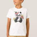 Buscar oso panda lindo camisetas Flores
