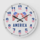 Buscar patriota relojes de pared América