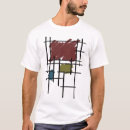 Buscar mondrian camisetas Azul