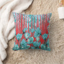 Buscar rojo y turquesa cojines General y unisex